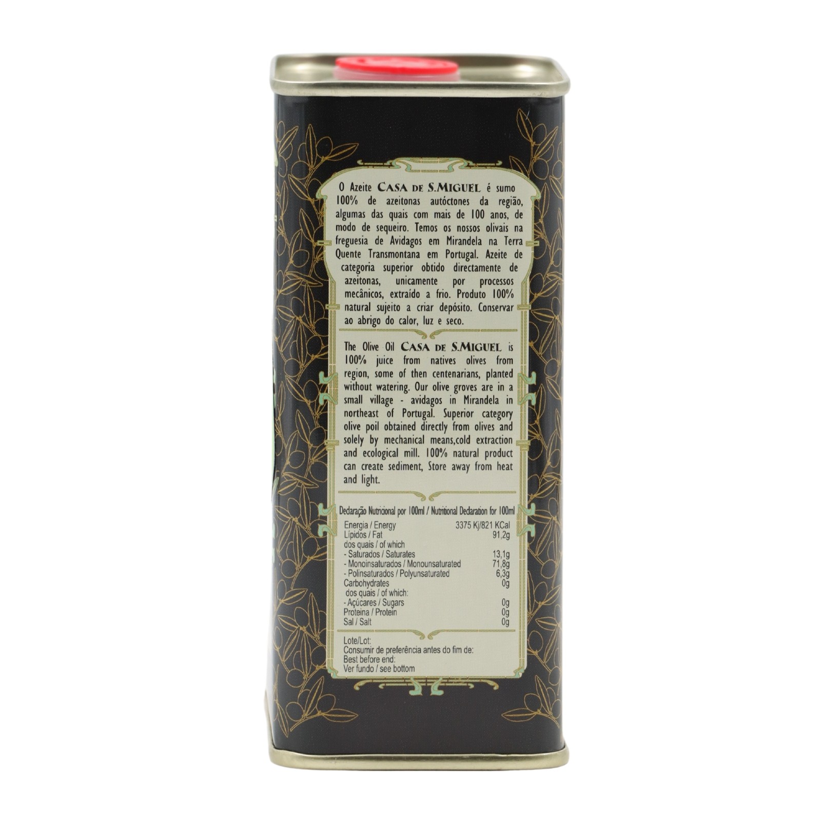 Casa de São Miguel Organic Aceite de Oliva Virgen Extra