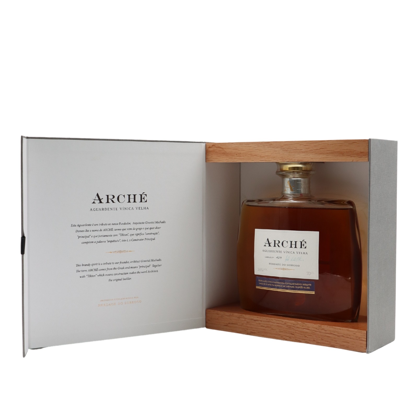 Herdade do Sobroso Arché Aguardente Vínica Velha