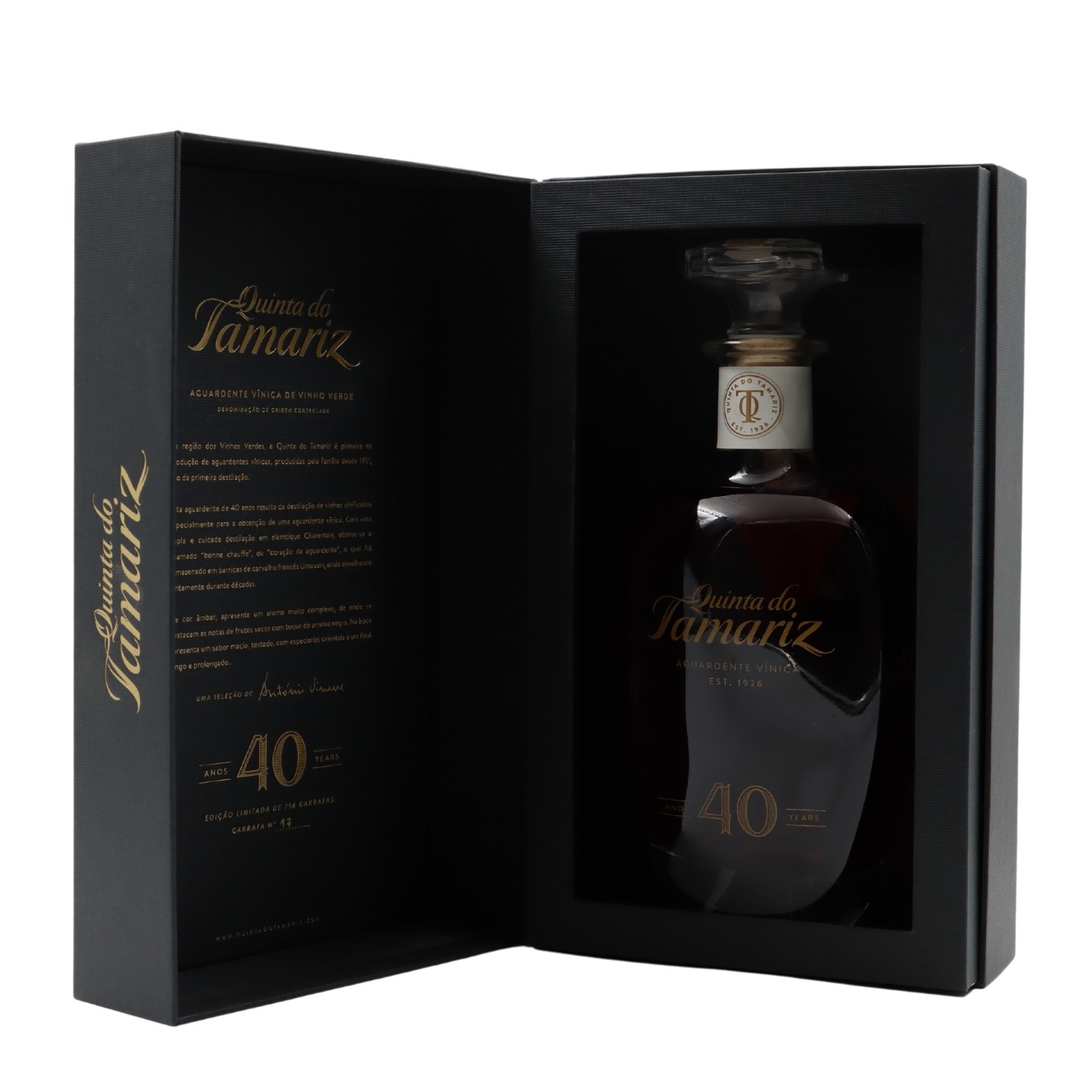 Quinta do Tamariz 40 ans Aguardente Vínica Velhíssima