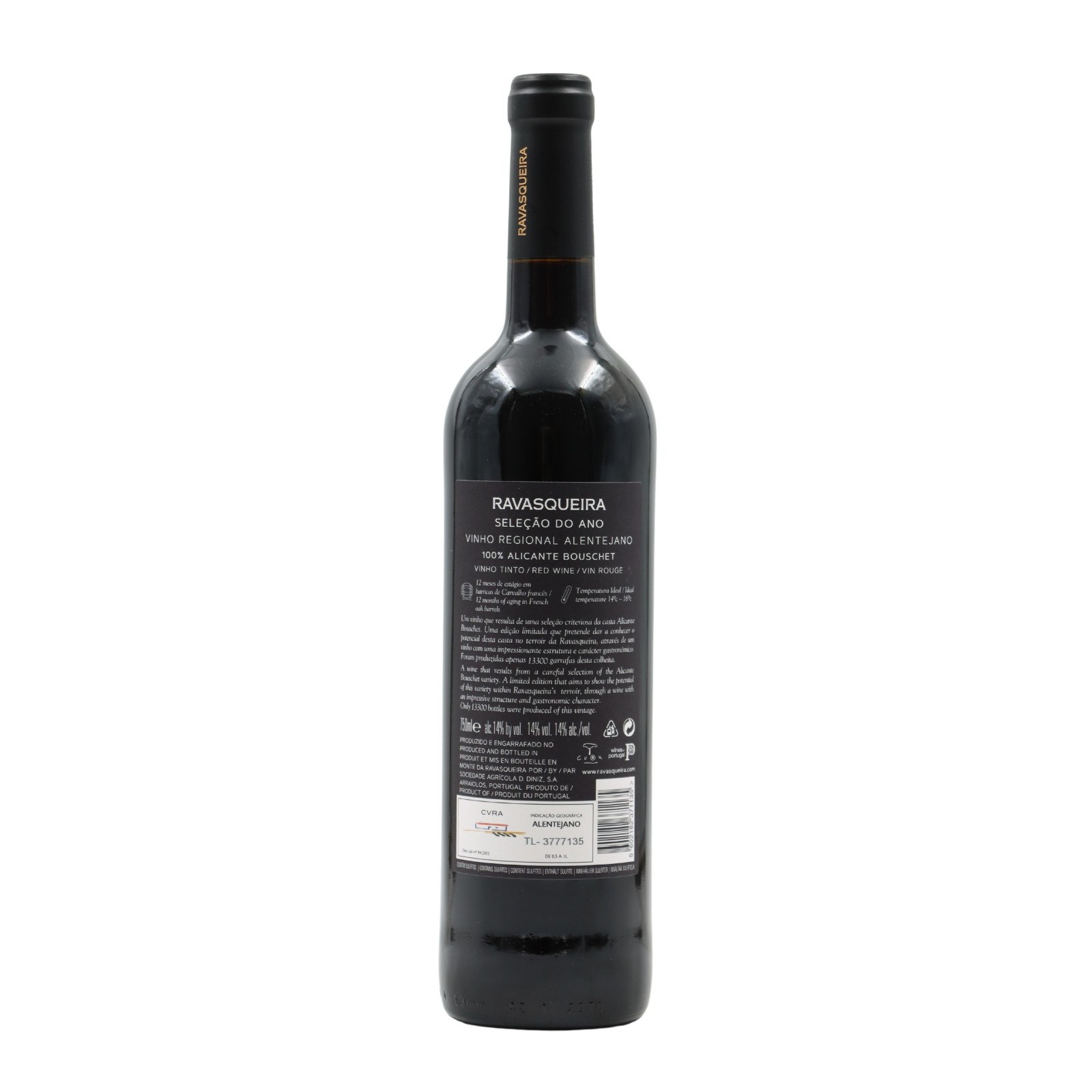 Monte da Ravasqueira Seleção do Ano Alicante Bouschet Red 2021