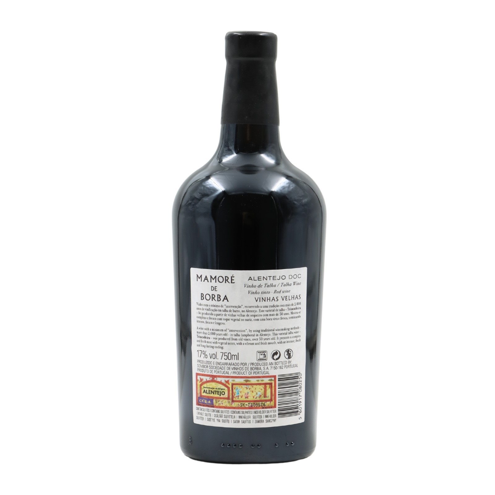 Mamoré de Borba Vinho de Talha Old Vines Rosso 2018