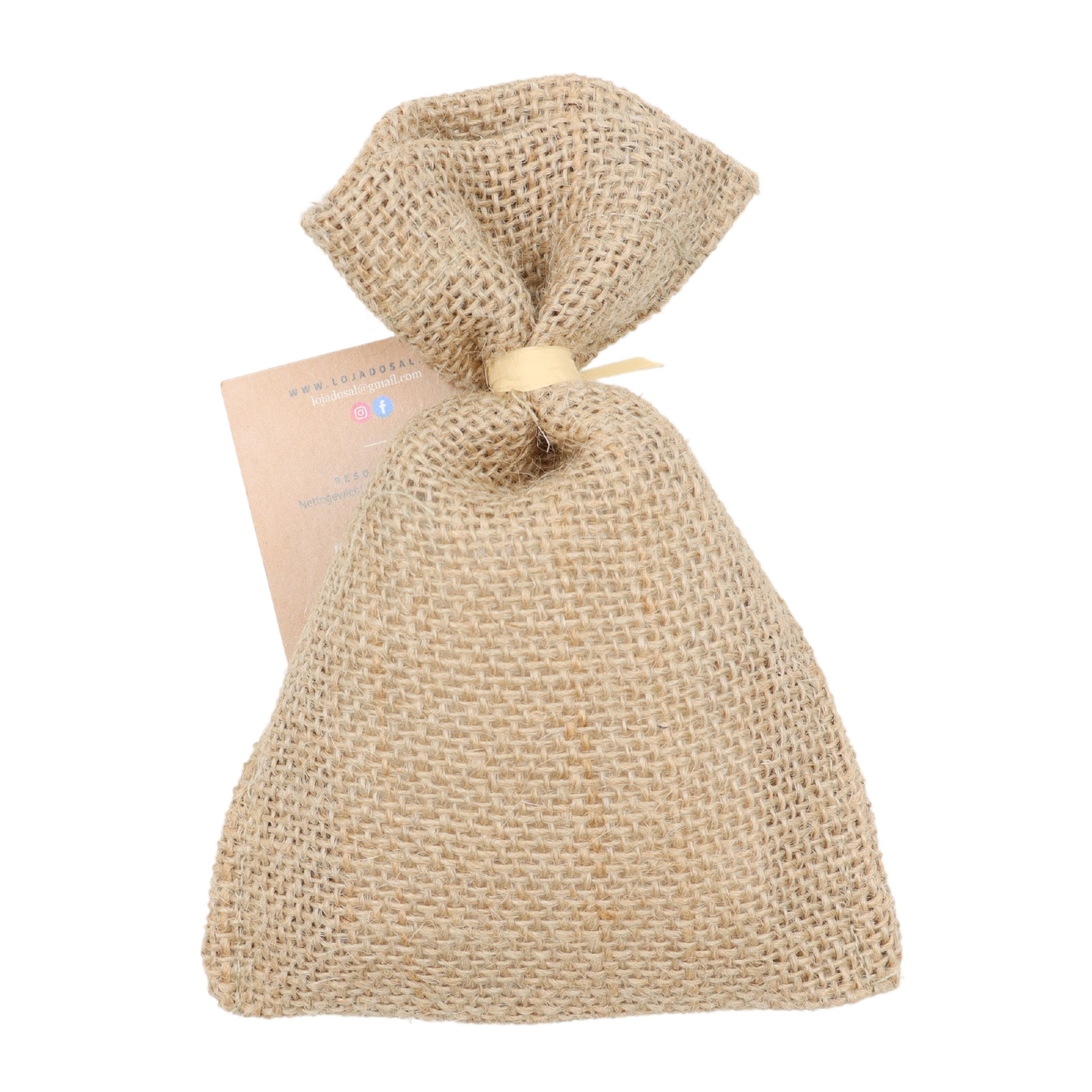 Loja do Sal Flower of Sea Salt in Burlap Bag