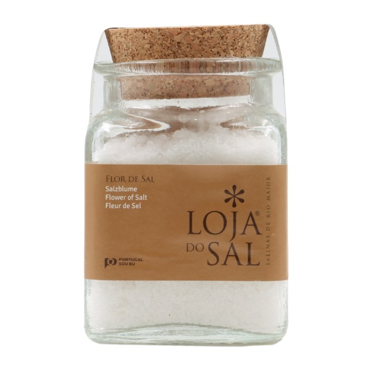 Loja do Sal Flower of Sea Salt in glass jar