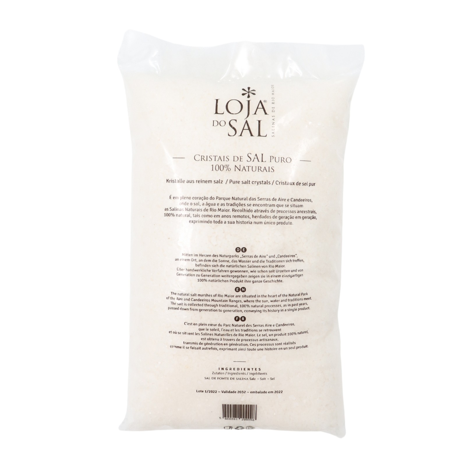 Loja do Sal Reine Salzkristalle 1 kg