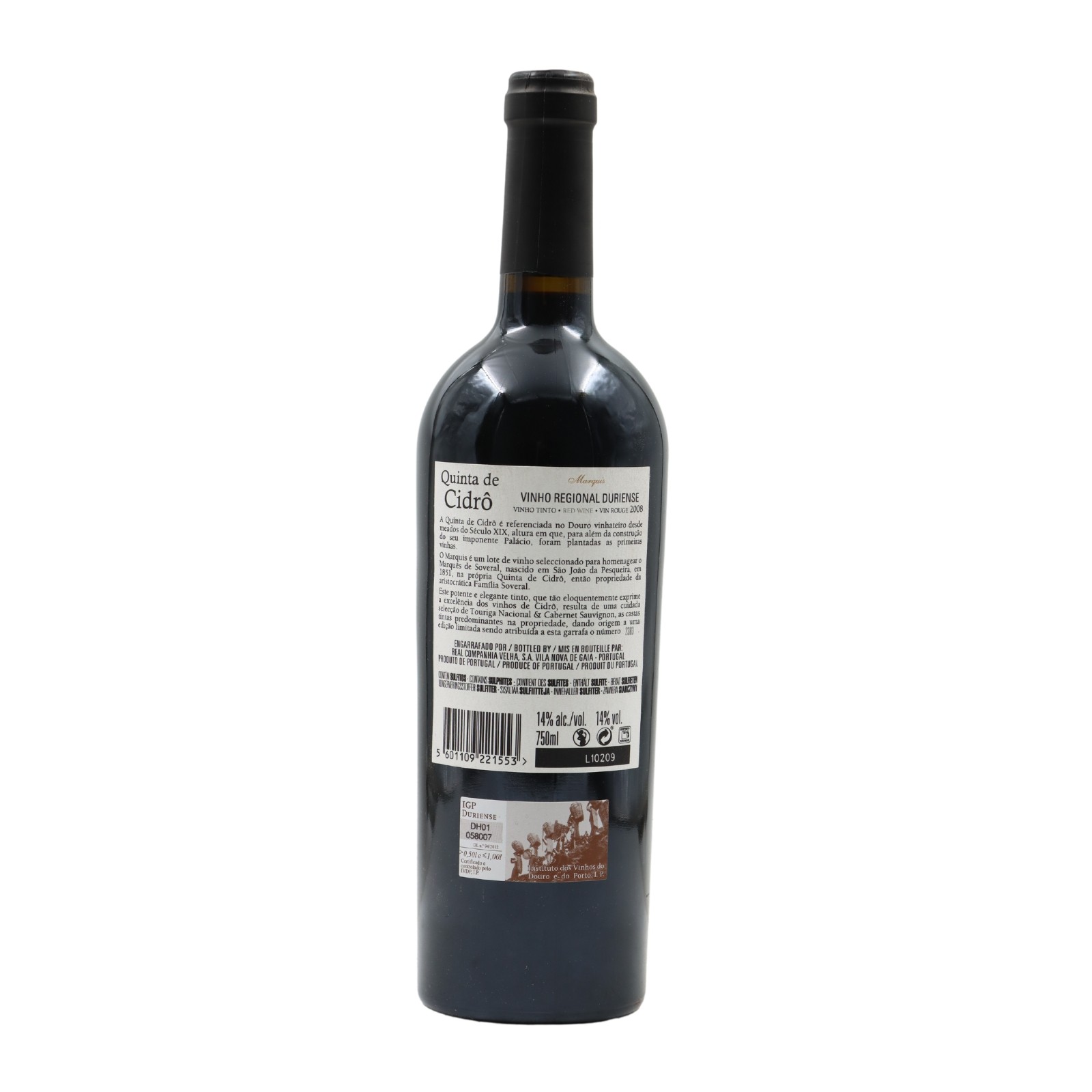 Quinta de Cidrô Marquis Red 2008
