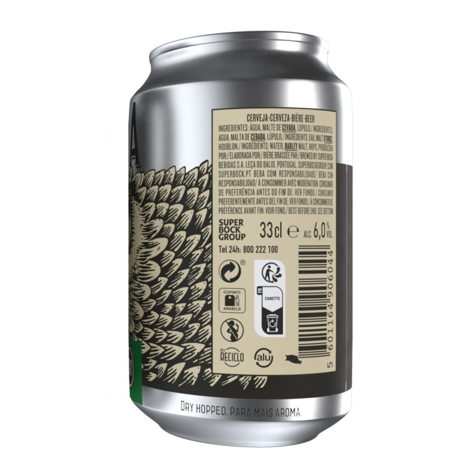 Super Bock Coruja IPA in lattina