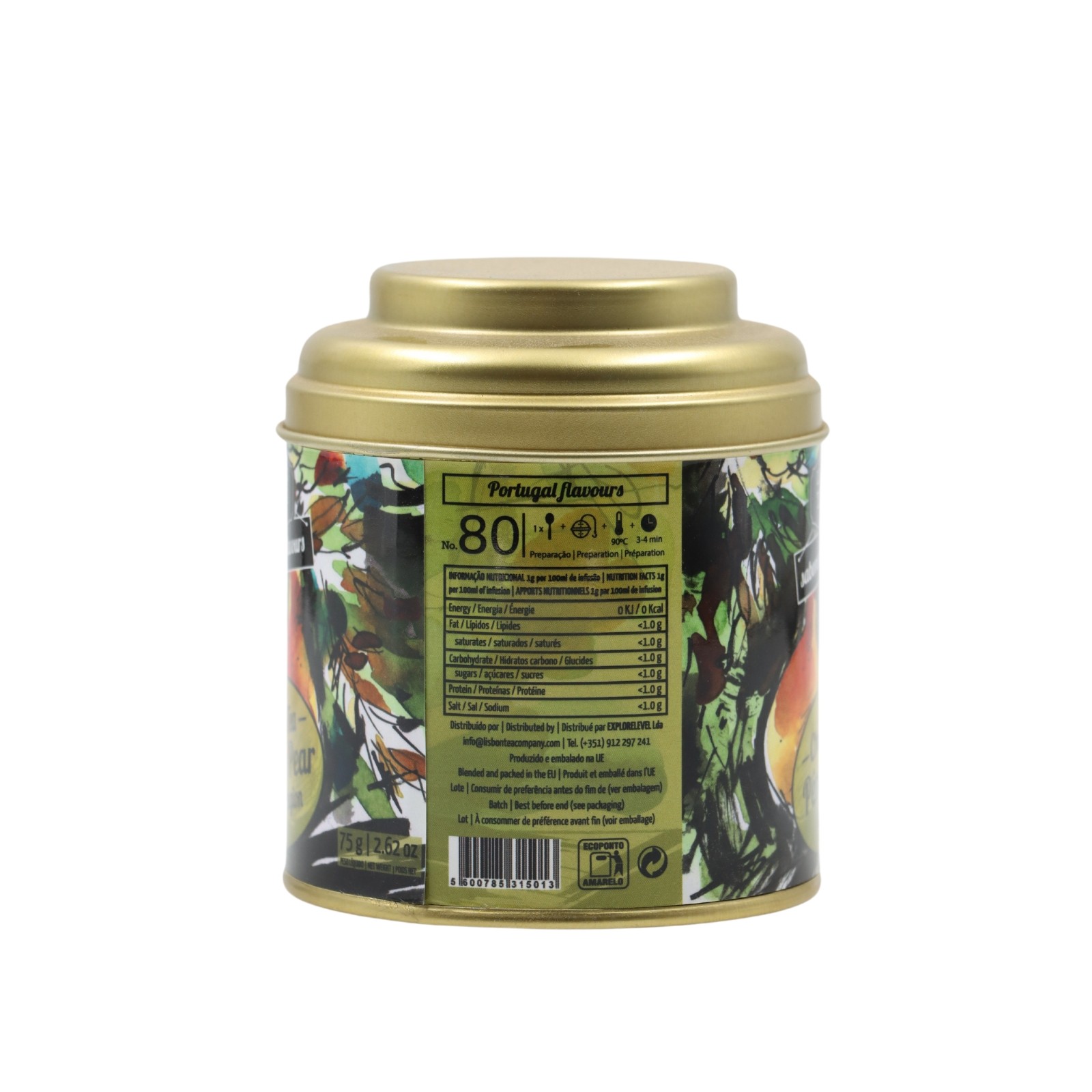 Lisbon Tea co. West Region Rocha Pear Green Tea