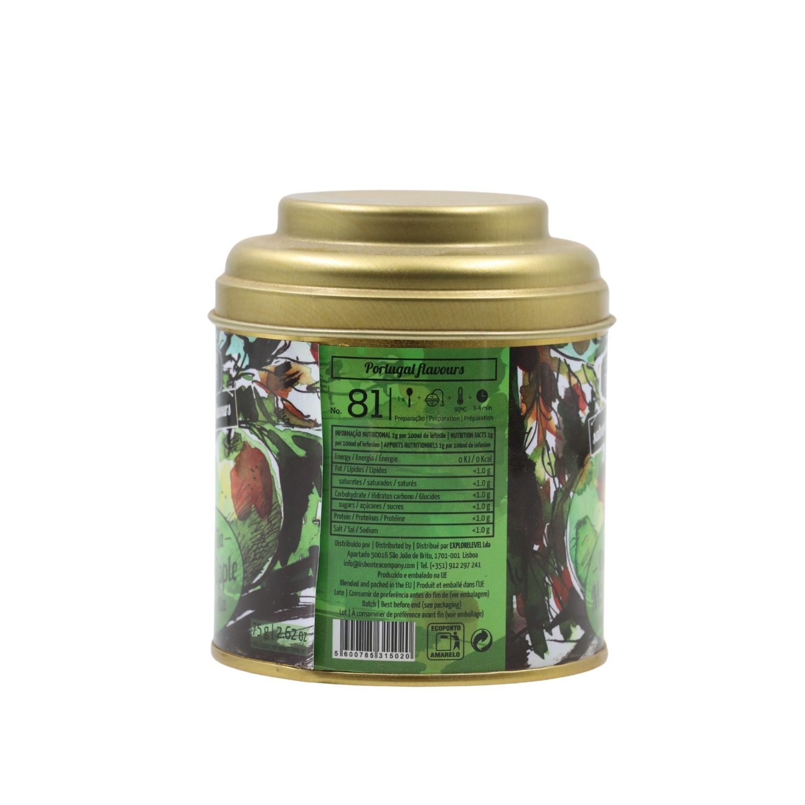Lisbon Tea co. Beira Alta Green Apple Black Tea