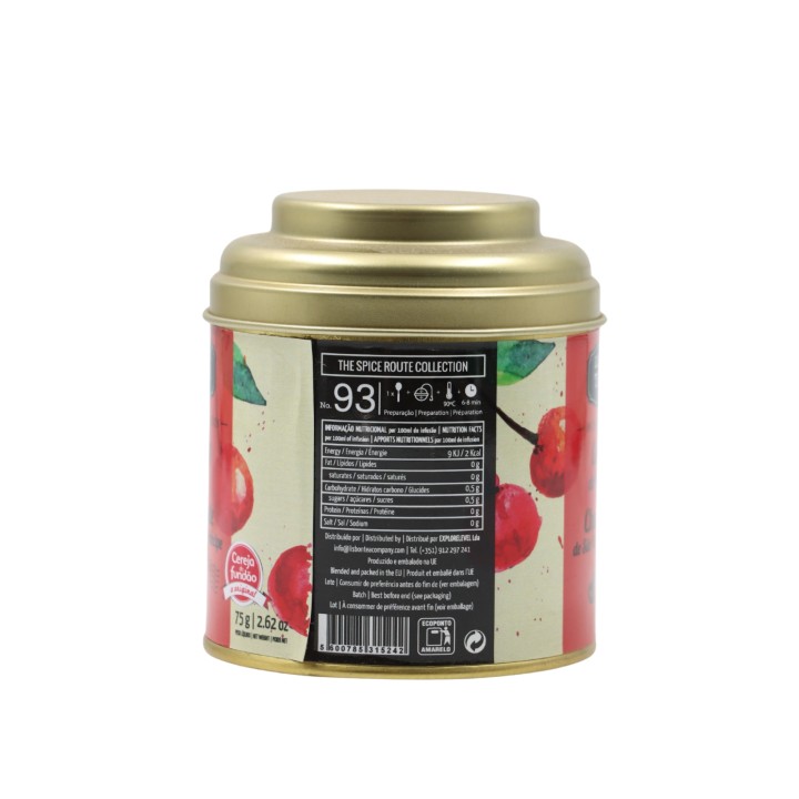 Lisbon Tea co. Fundão Cherry and São Tomé and Príncipe Chocolate Infusion