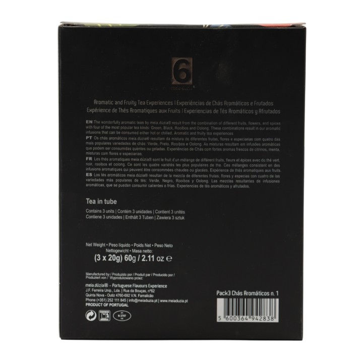 Meia-Dúzia Pack 3 Tés Aromáticos