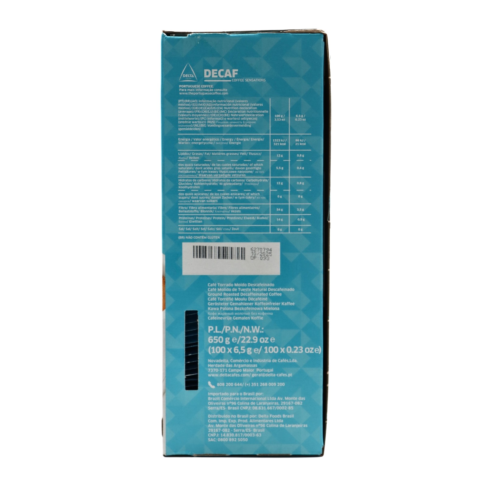 Delta Decaf Taschen 100 einheiten