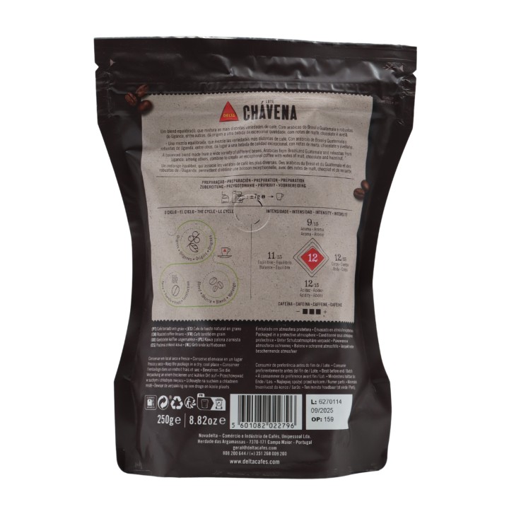 Delta Chávena Roasted Coffee Beans 250 grams