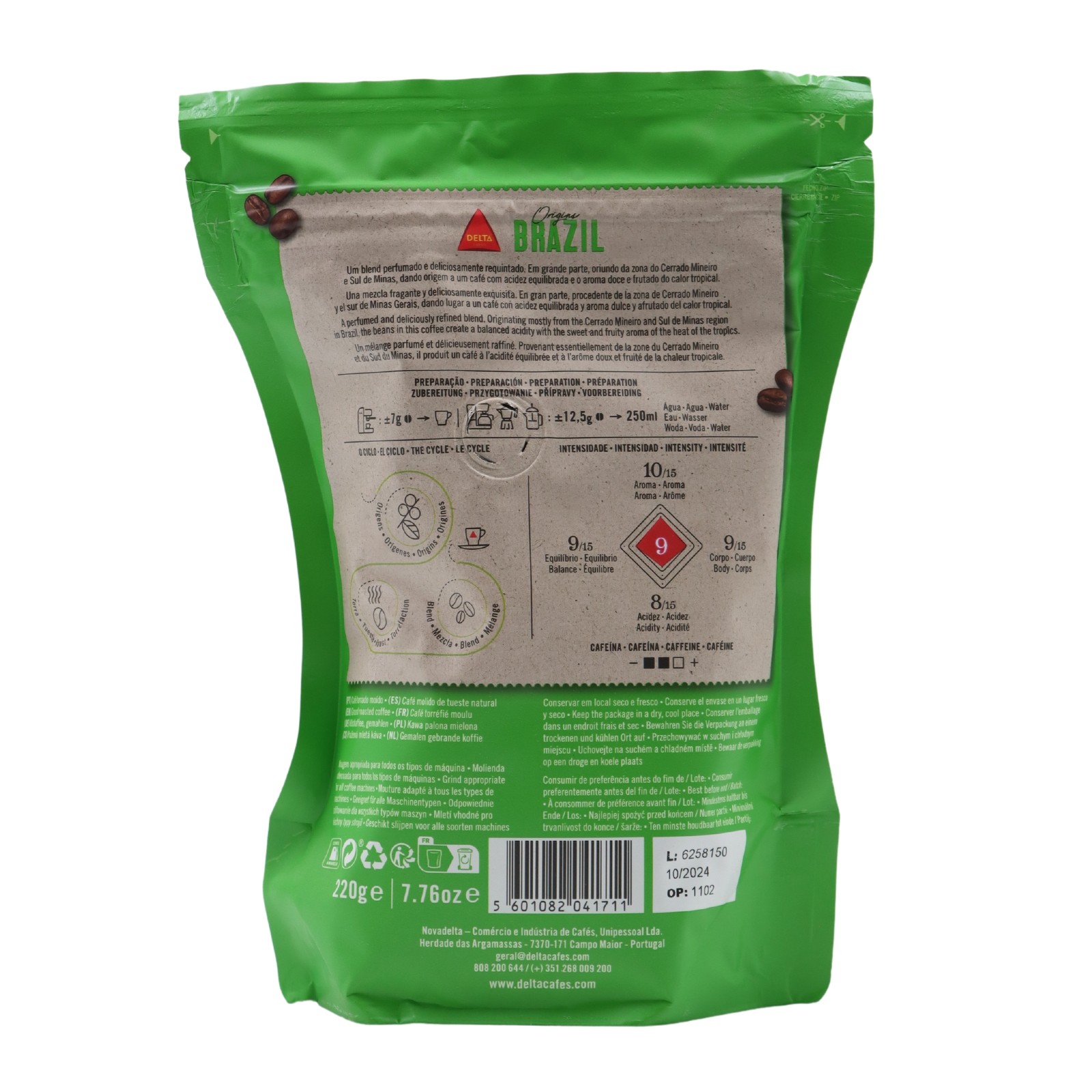 Delta Brasil Café em Pó 220 gramas