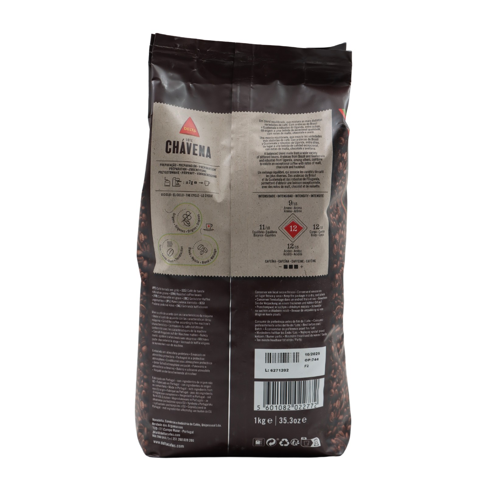 Delta Chávena Kaffeebohnen 1 kilo