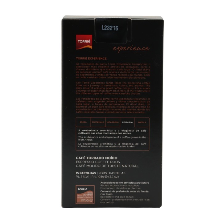 Torrié Colombia Coffee Pods 15 units