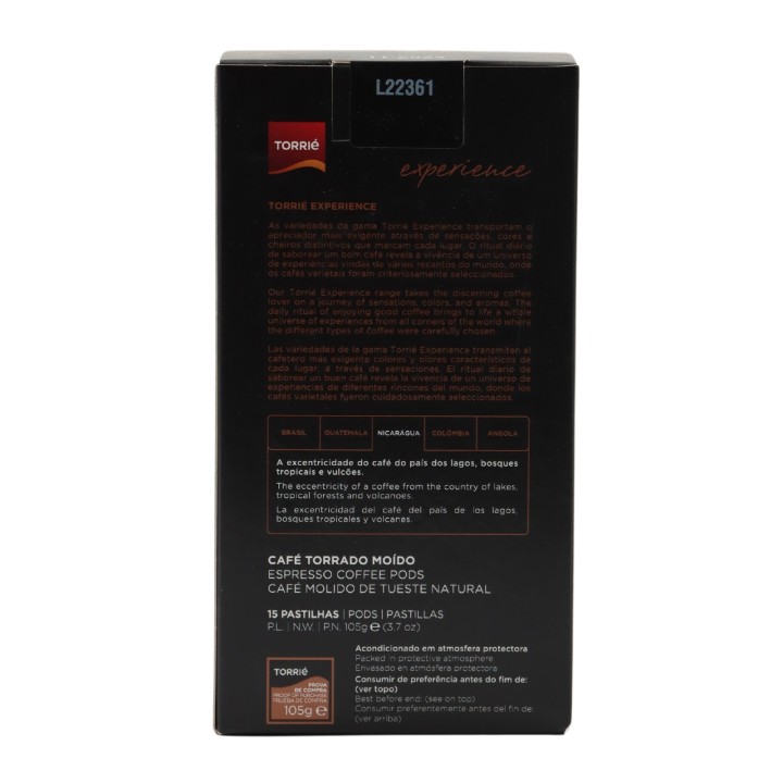 Torrié Nicarágua Coffee Pods 15 units
