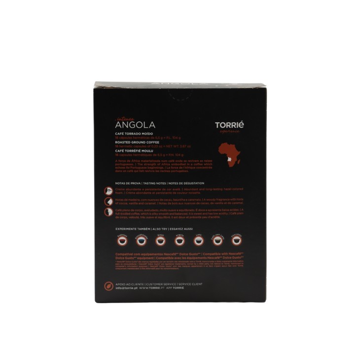 Torrié Angola Compatible con Dolce Gusto 16 unidades