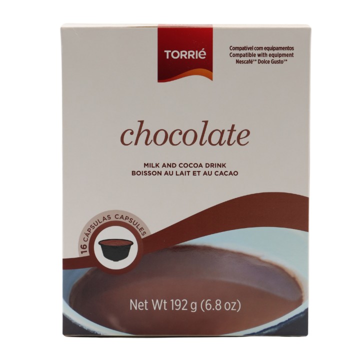 Torrié Chocolate Soluble Compatible con Dolce Gusto 16 unidades