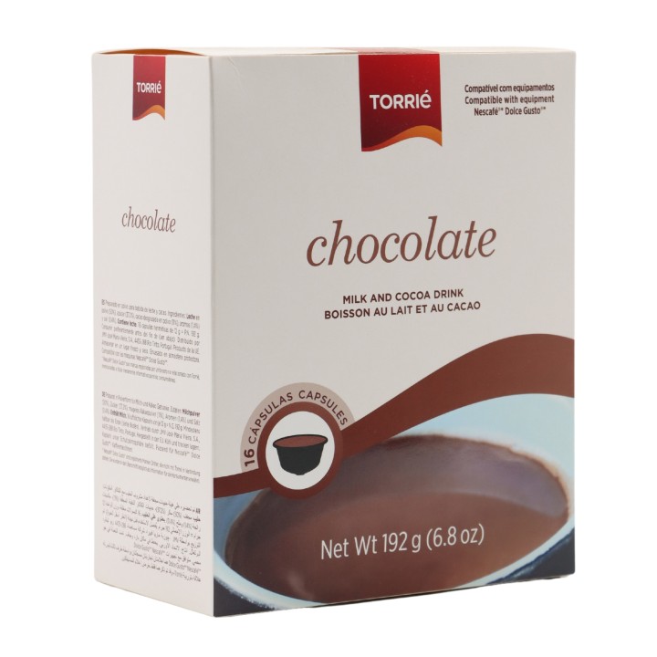 Torrié Chocolate Soluble Compatible con Dolce Gusto 16 unidades
