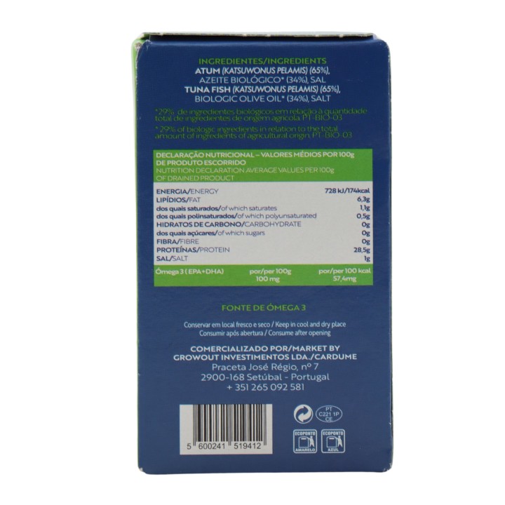 Cardume Tonno in Olio di Oliva Biologico