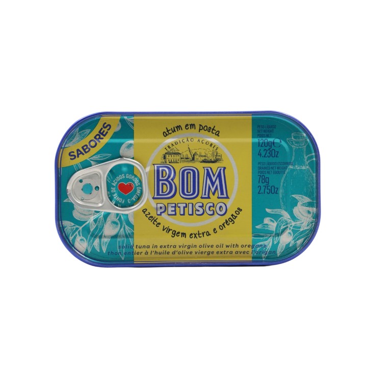 Bom Petisco Tuna Steak with Extra Virgin Olive Oil and Oregano
