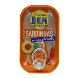 Bom Petisco Sardines in Spicy Vegetable Oil