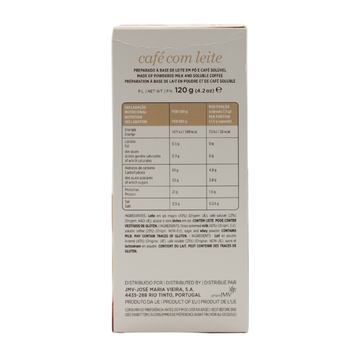 Torrié Soluble Coffee with Milk Dolce Gusto Compatible 16 units