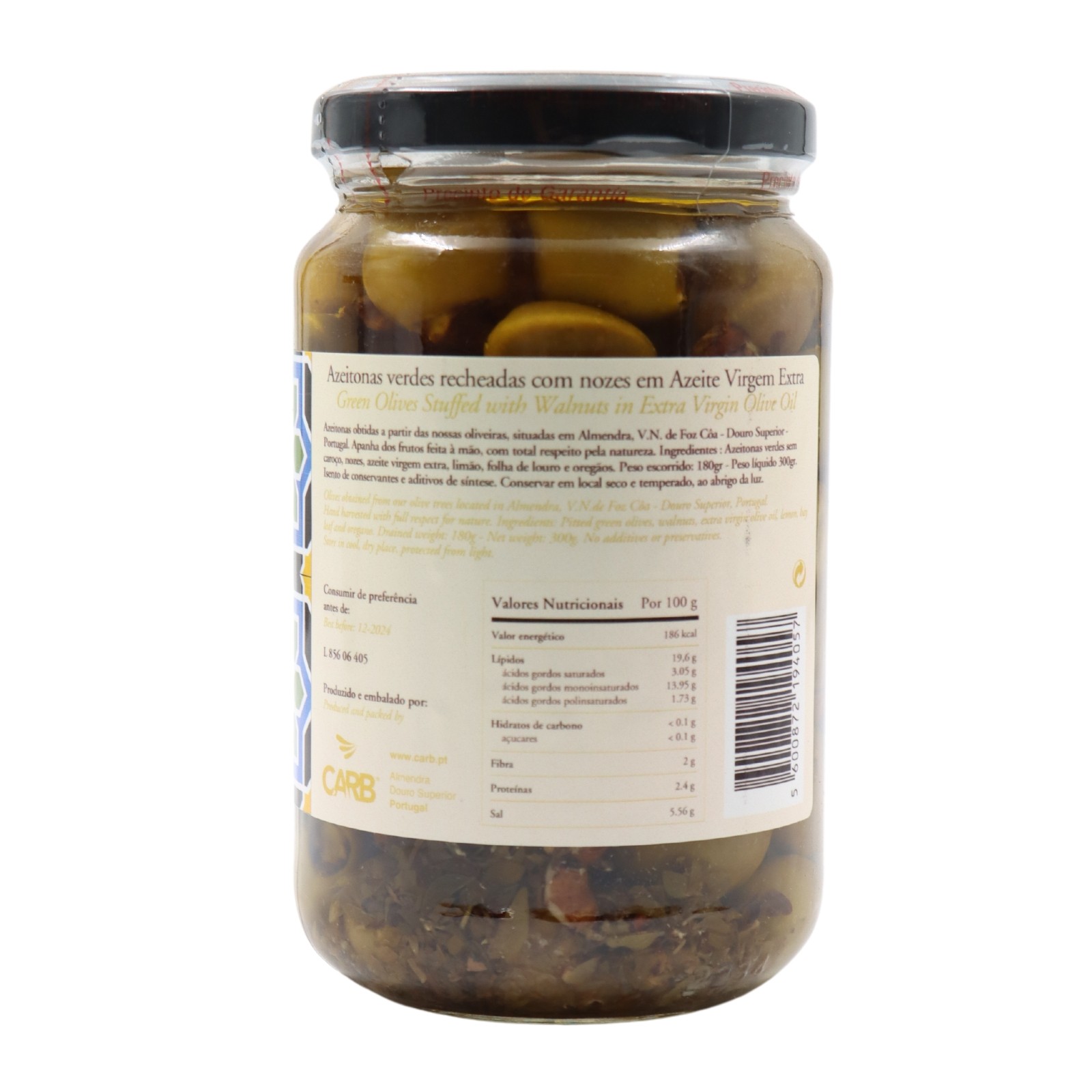 Vale do Navalho Grüne Oliven gefüllt mit Walnüssen 180 g