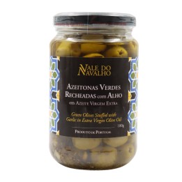 Vale do Navalho Aceitunas Verdes Rellenas de Ajo 180 g
