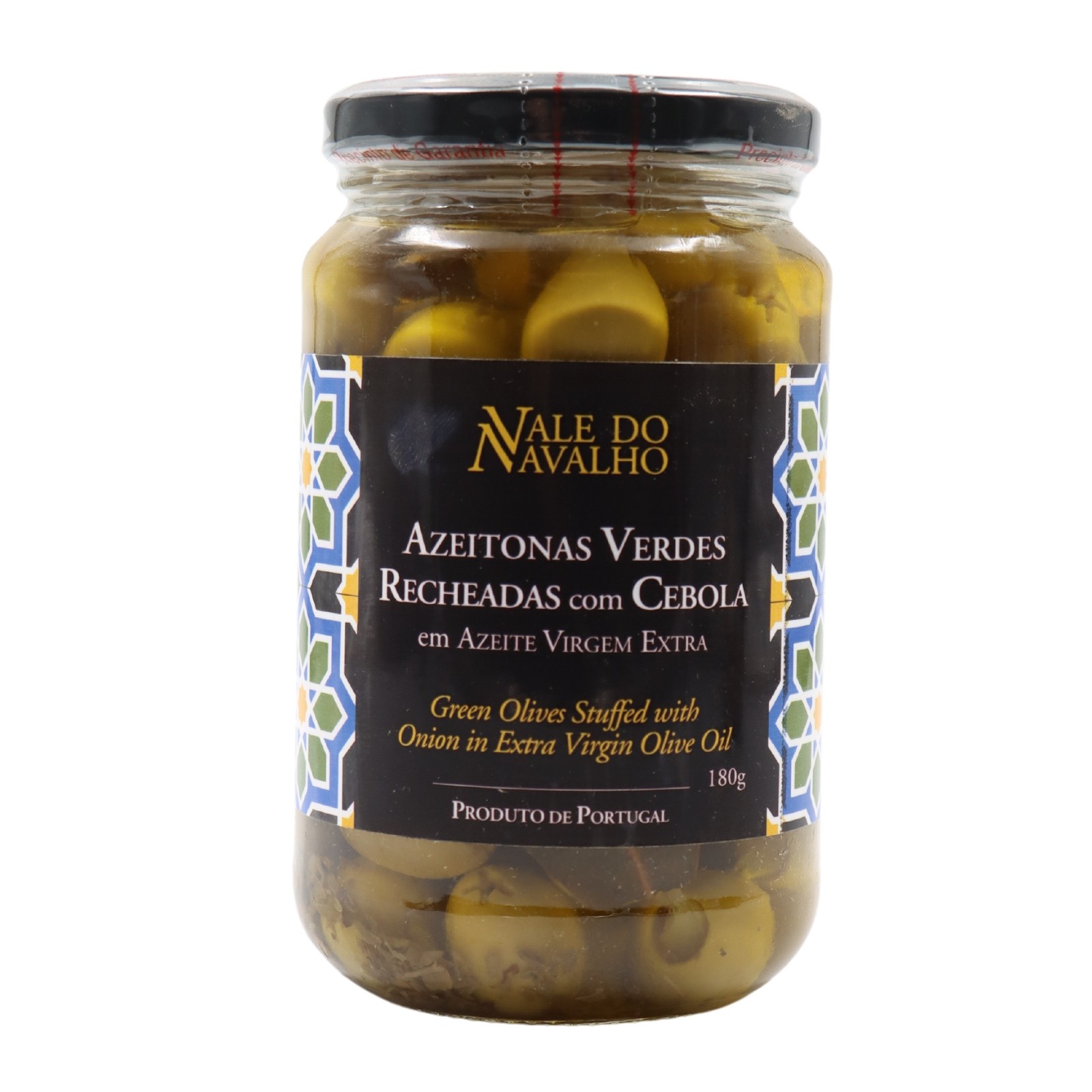 Vale do Navalho Olives vertes farcies à l'oignon 180 g