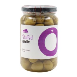 Almendra Aceitunas Verdes Rellenas de Ajo 180 g