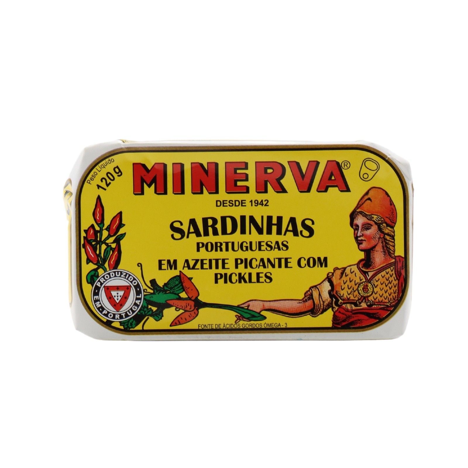 Minerva Sardines in Spiced Olive Oil and Pickles