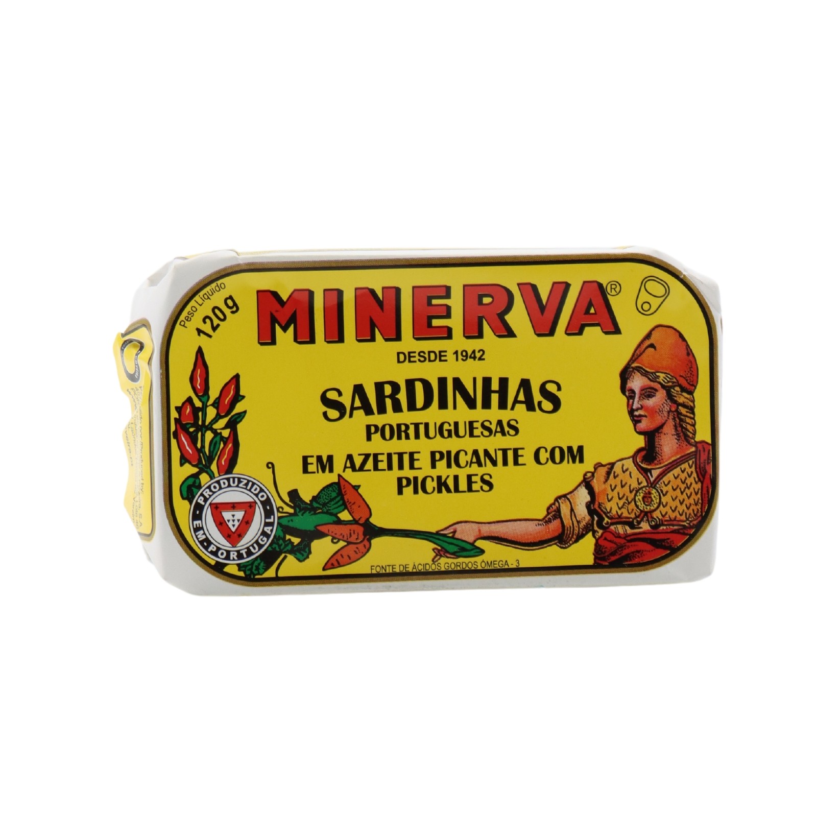 Minerva Sardines in Spiced Olive Oil and Pickles