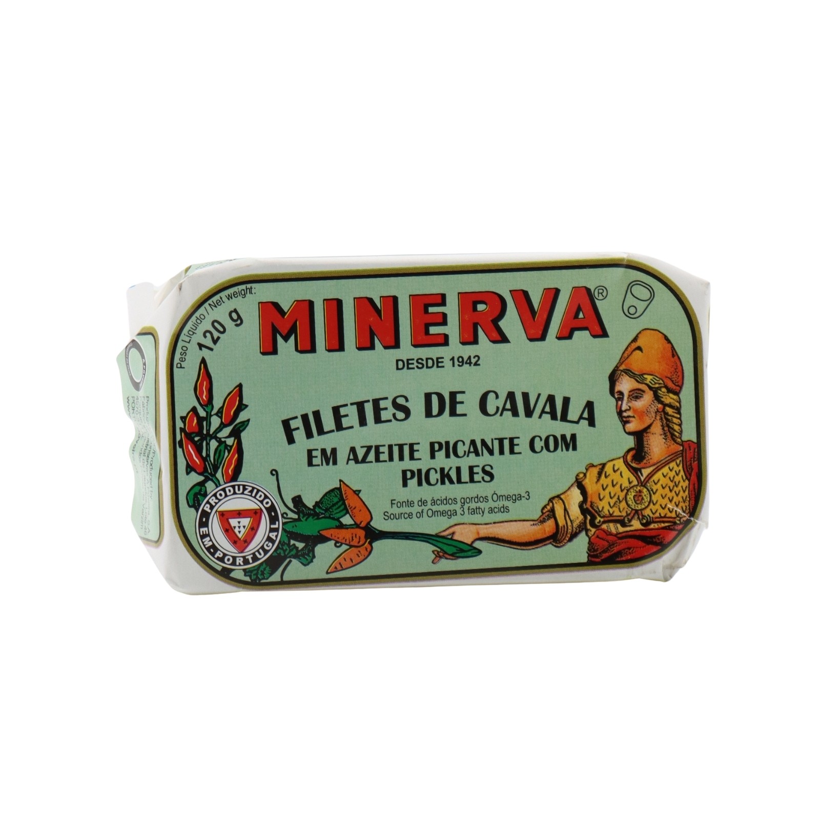 Minerva Mackerel Fillets in Spiced Olive Oil and Pickles