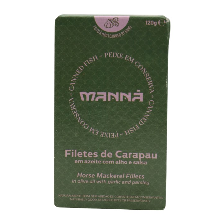 Manná Horse-Mackerel Fillets in Olive Oil with Garlic and Parsley
