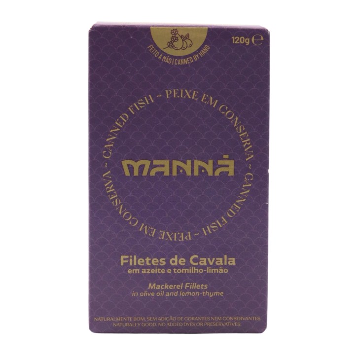 Manná Filetti di sgombro in olio d'oliva con limone e timo