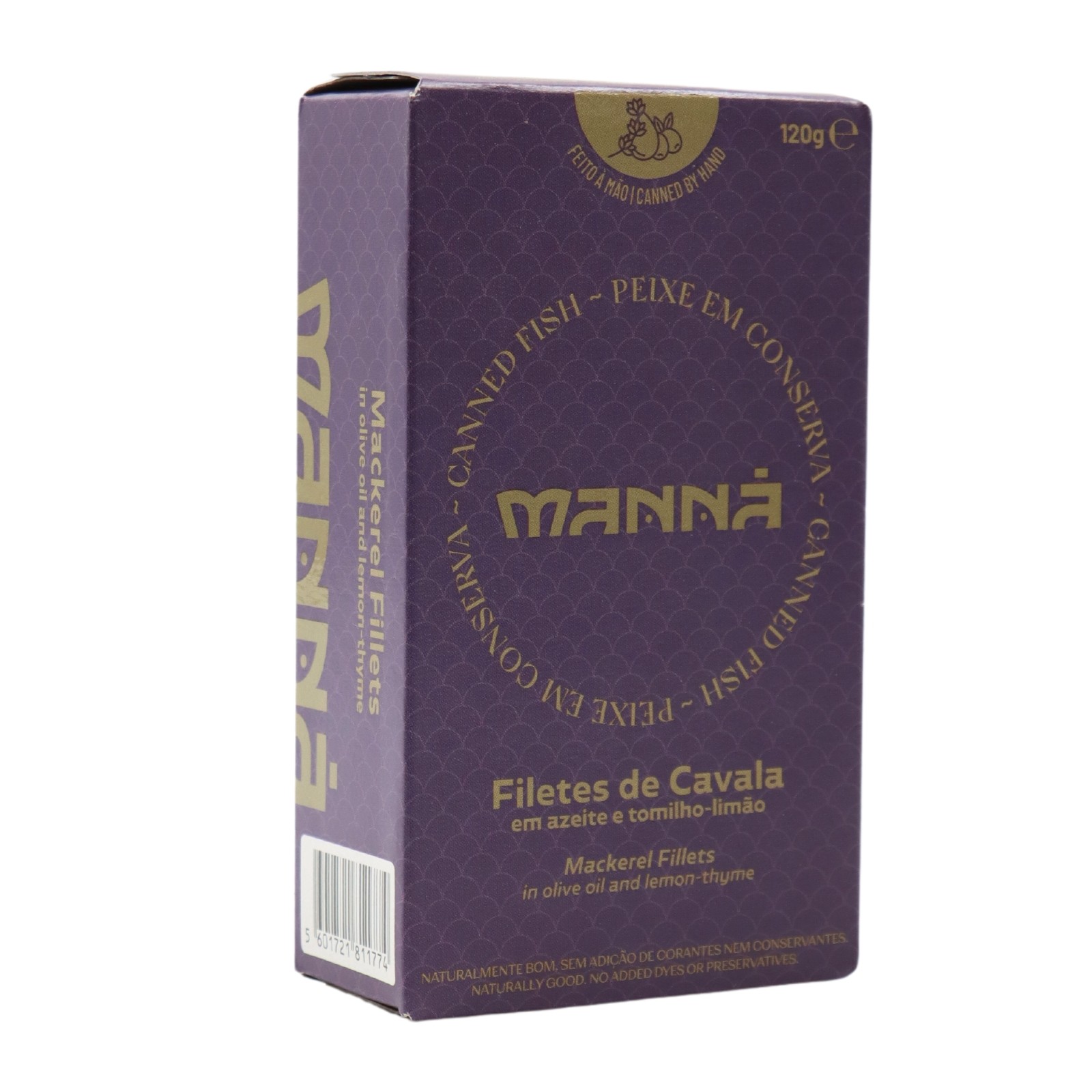 Manná Filetti di sgombro in olio d'oliva con limone e timo
