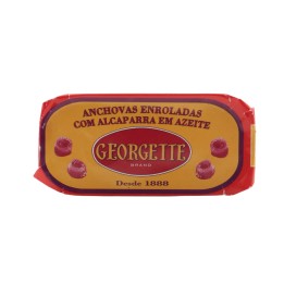 Georgette Rolos de Anchovas com Alcaparra em Azeite