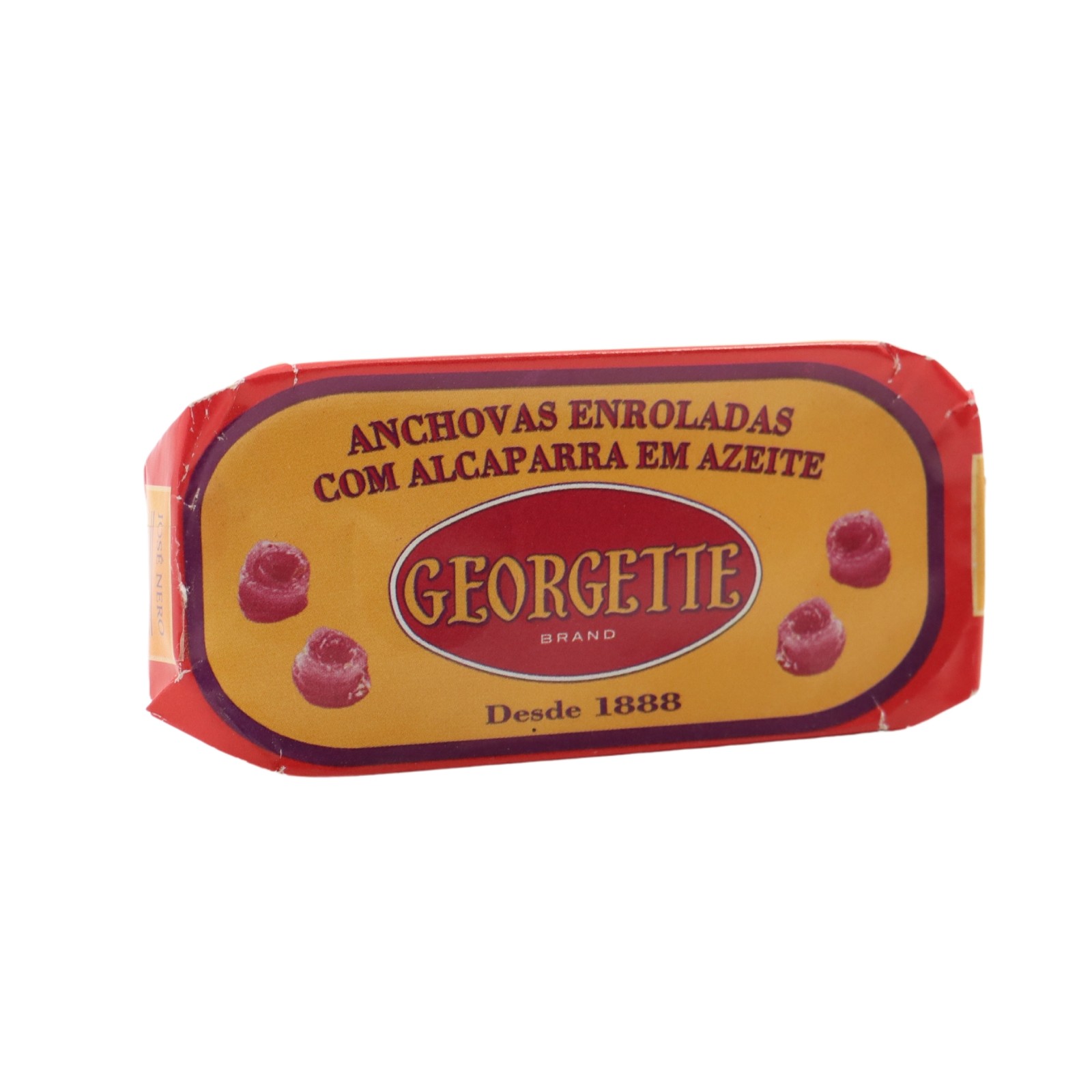 Georgette Anchovy Rolls and Capers in Olive Oil