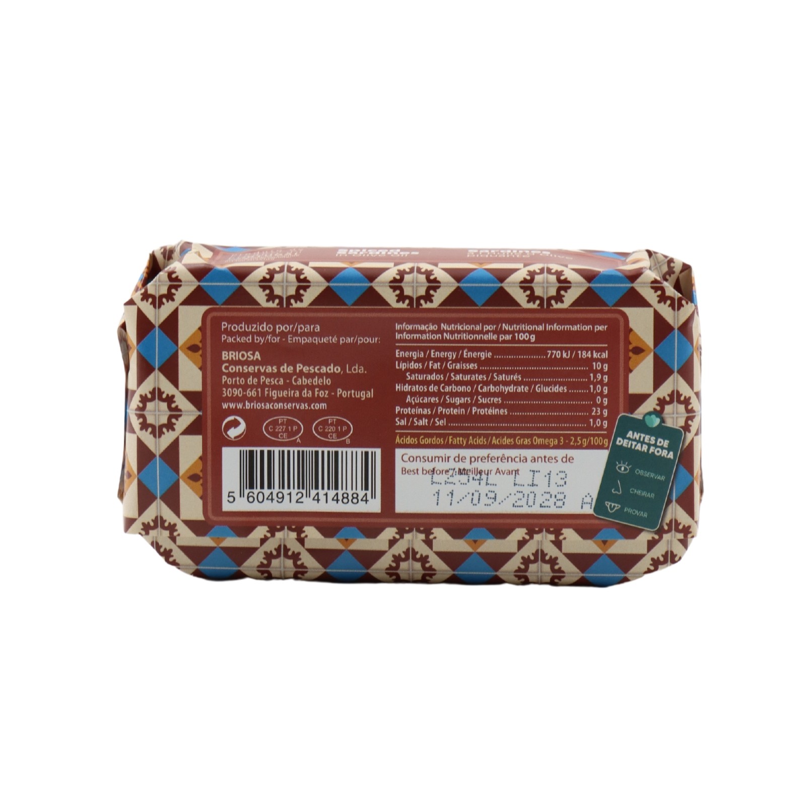 Briosa Gourmet Sardines in Olive Oil with spices