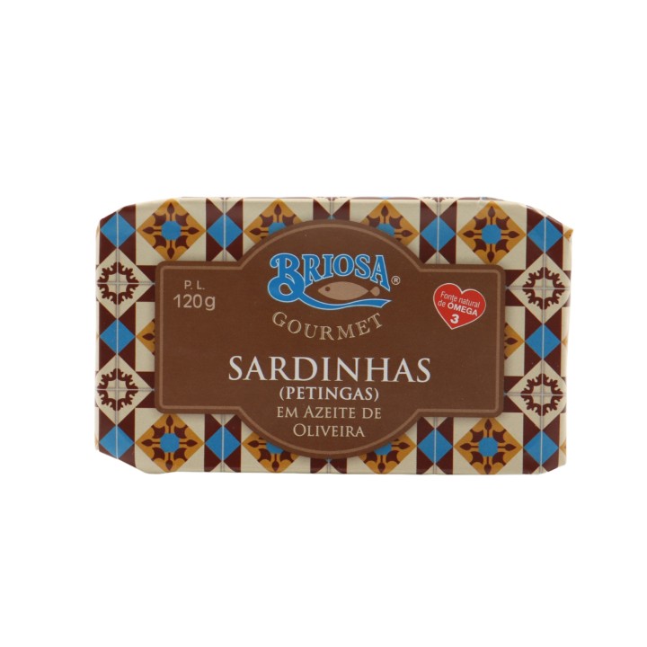 Briosa Gourmet Sardines in Olive Oil 8/12
