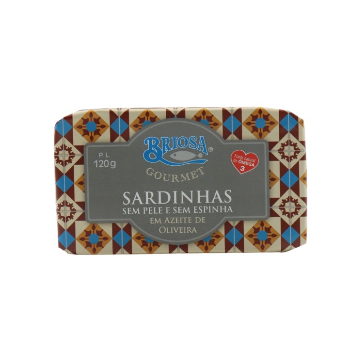 Briosa Gourmet Sardine senza pelle e disossate in olio d'oliva