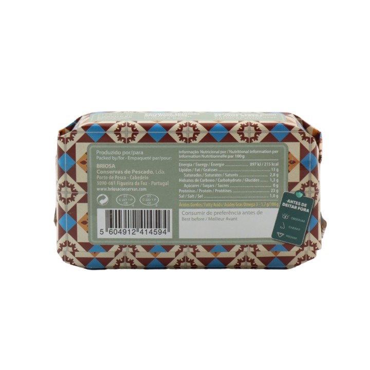 Briosa Gourmet Skinless and Boneless Sardines in Lemon and Basil