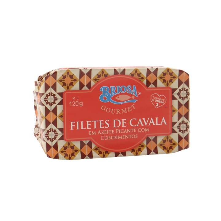 Briosa Gourmet Mackerel Fillets in Olive Oil with spices