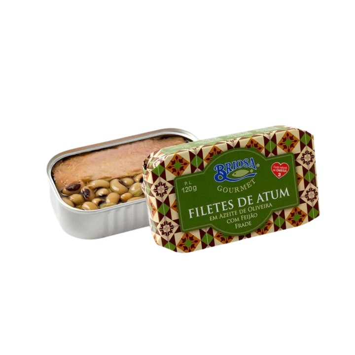 Briosa Gourmet Thunfischfilets in Olivenöl mit Schwarzäugige Erbsen