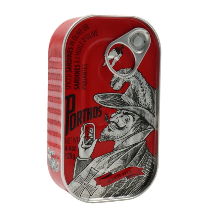 Porthos Sardine in olio di oliva con spezie