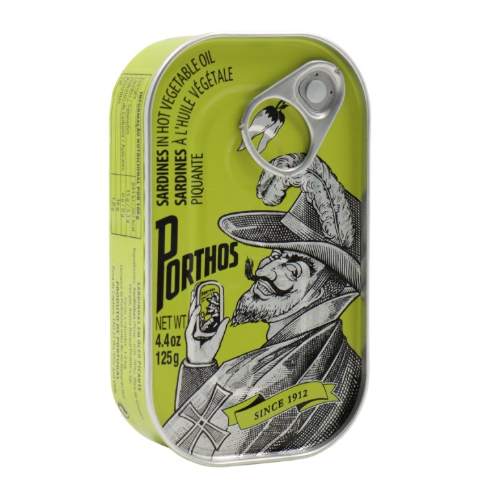 Porthos Sardines à l'huile épicée