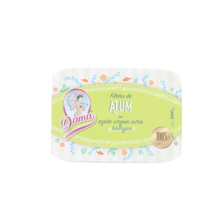 Dama Filetes de Atún en Aceite de Oliva Extra Ecológico