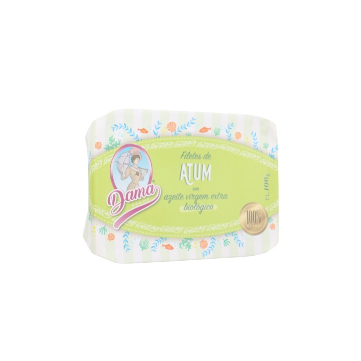 Dama Filetes de Atún en Aceite de Oliva Extra Ecológico