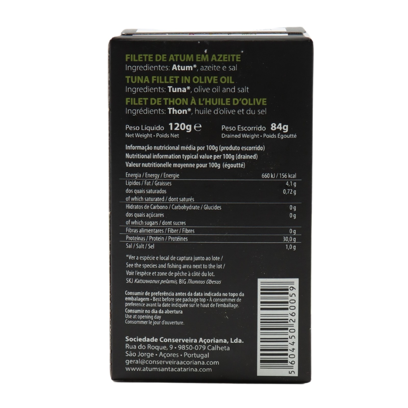 Santa Catarina Thunfischfilet in Olivenöl 120 g
